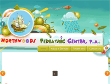 Tablet Screenshot of northwoodspediatric.com